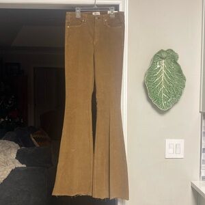 Tan corduroys. Mcguire, Marjorelle Flare